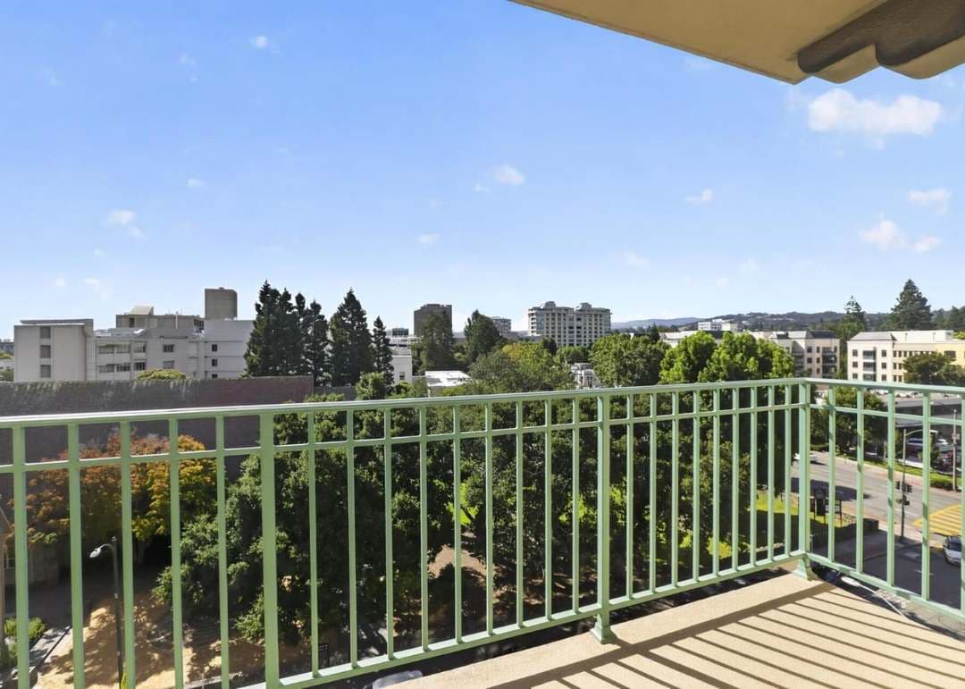 View of San Mateo from balcony
